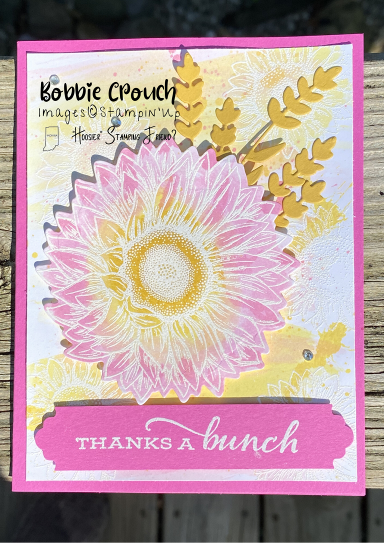 Celebrate Sunflowers Water Color Card #359