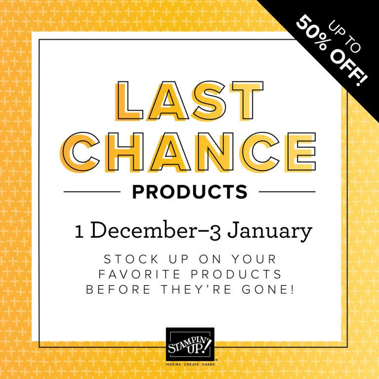 Last Chance & Carry Over List January – June Catalog