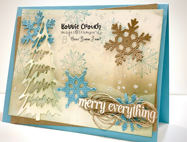 Merry Snowflakes Card